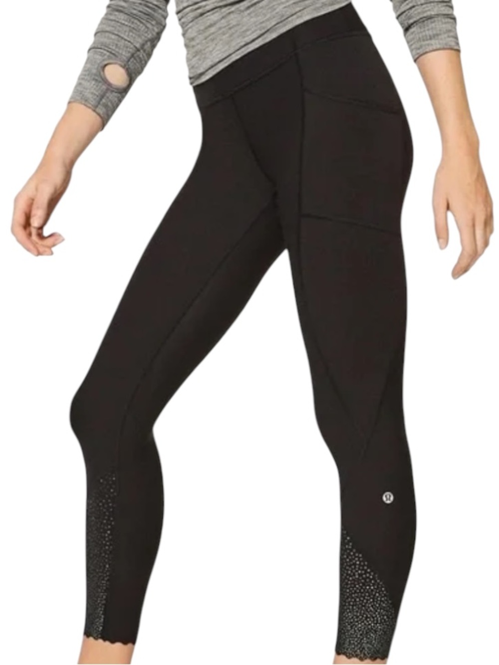 lululemon athletica Black Cargo Leggings